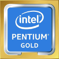 Intel Pentium Gold (Coffee Lake) Logo 2017